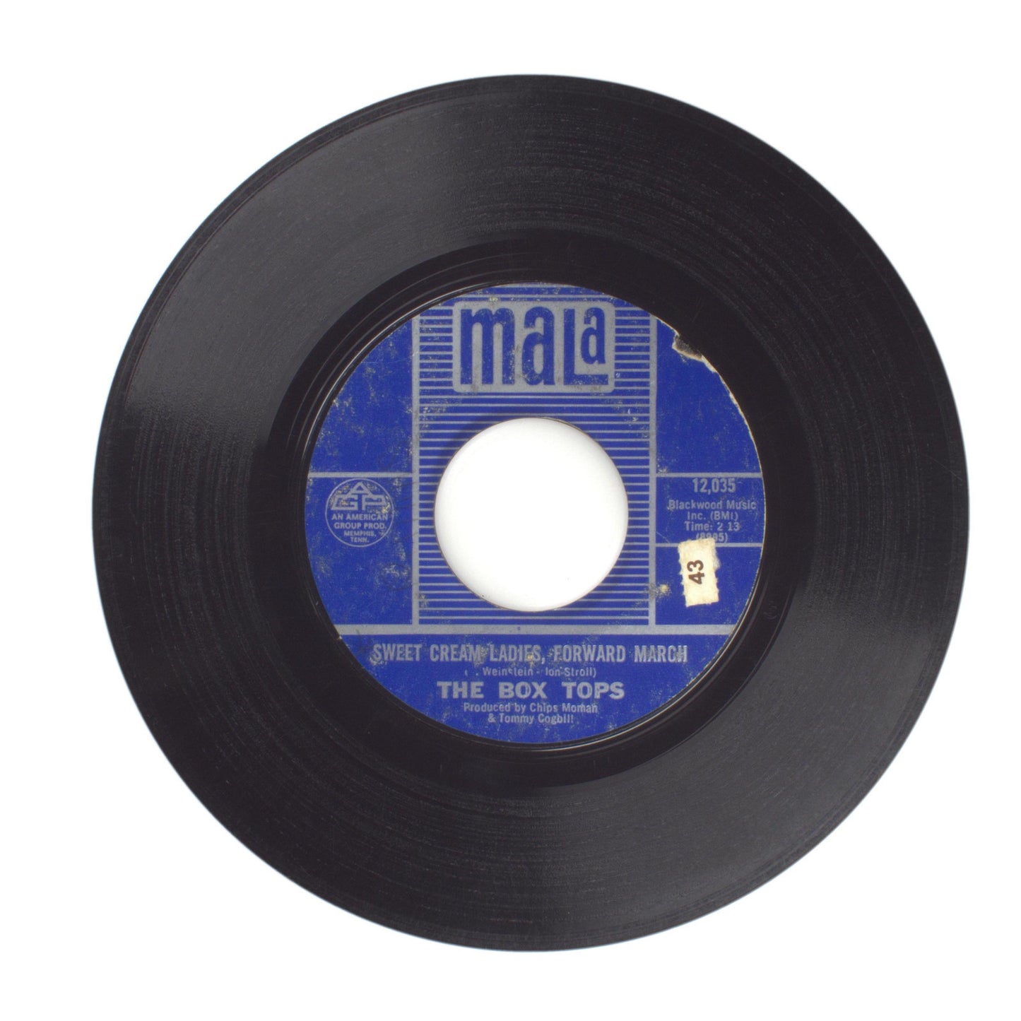 The Box Tops - Sweet Cream Ladies, Forward March; I See Only Sunshine - 45 RPM