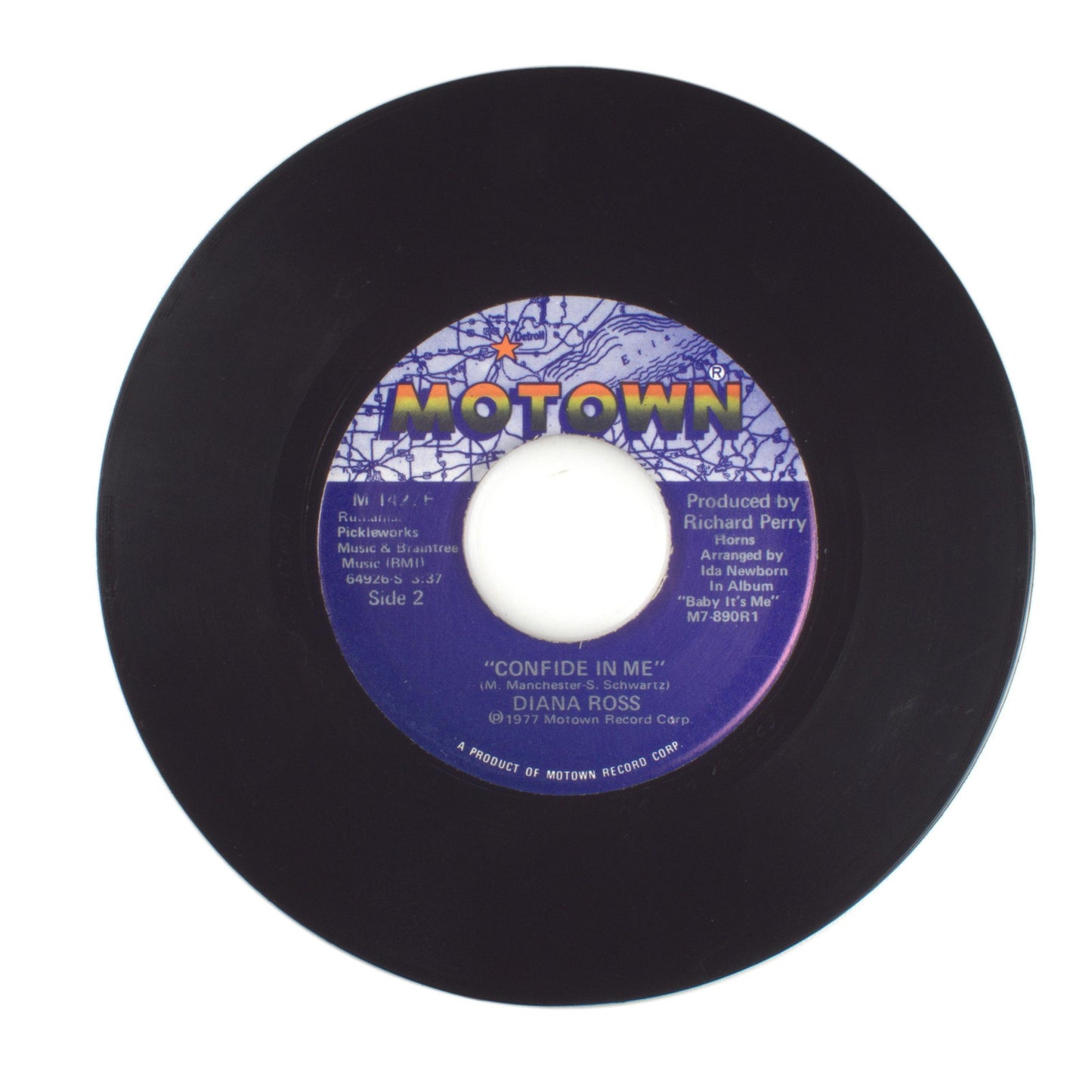 Diana Ross - Gettin' Ready for Love; Confide in Me - Vinyl Record 45 RPM 7"