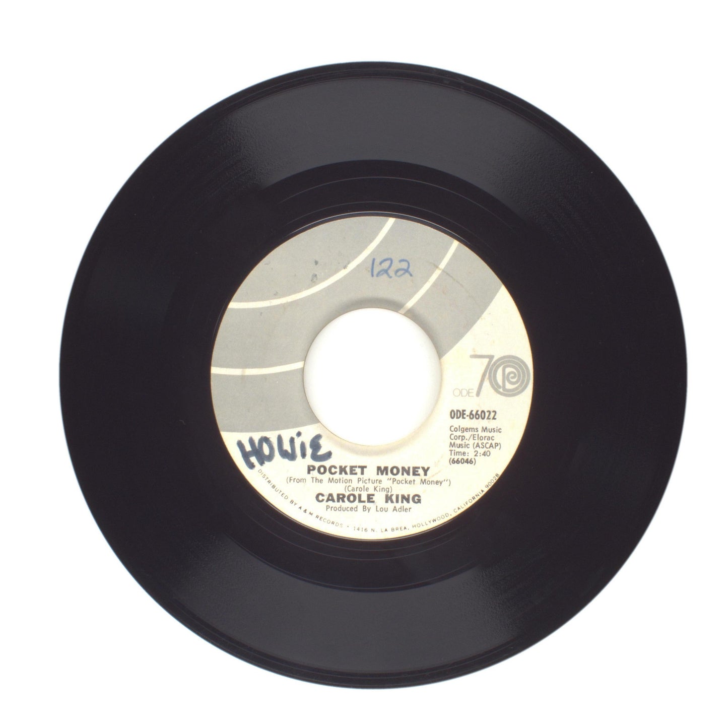 Carole King - Sweet Seasons; Pocket Money - Vinyl Record 45 RPM 7"