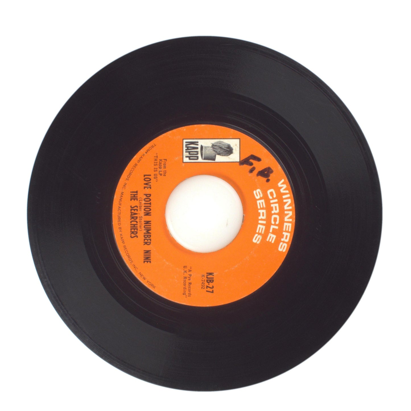 The Searchers - Hi-Heel Sneakers; Love Potion Number Nine - Vinyl 45 RPM 7"