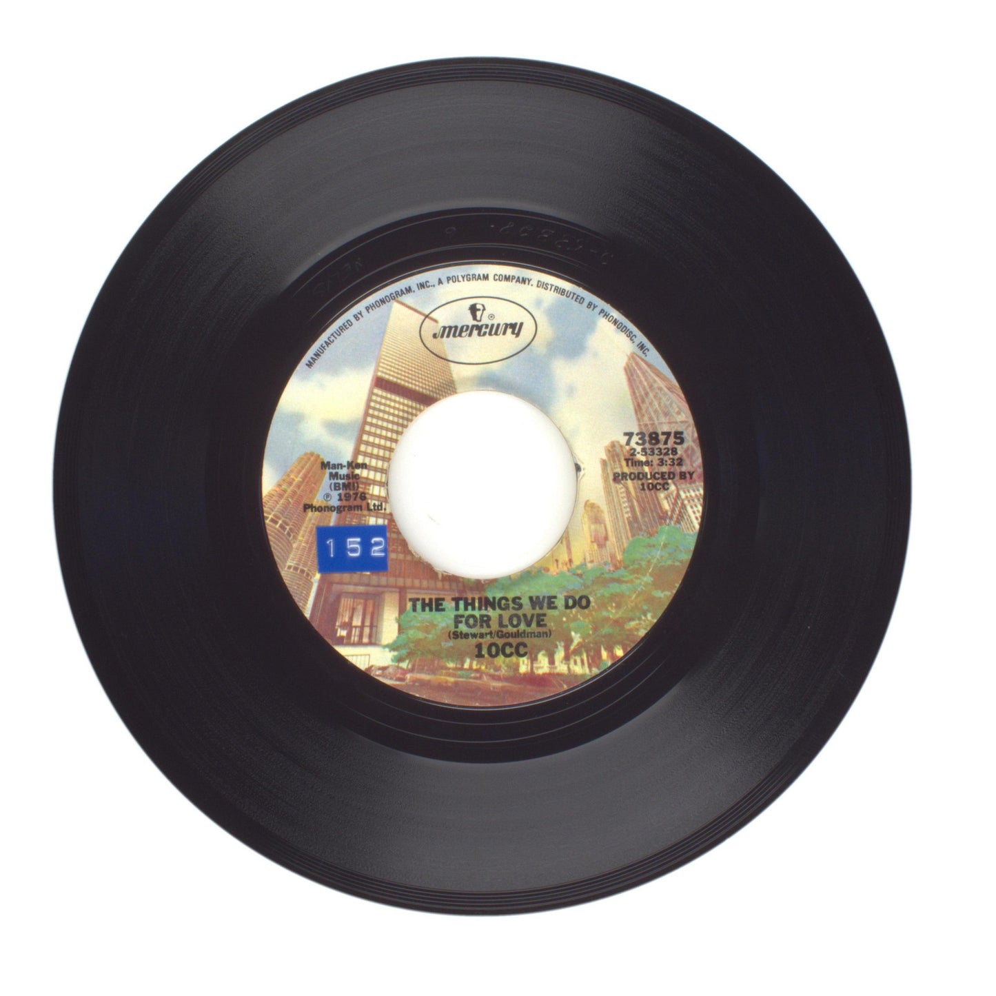 10CC - Hot to Trot; The Things We Do for Love - Vinyl Record 45 RPM 7"