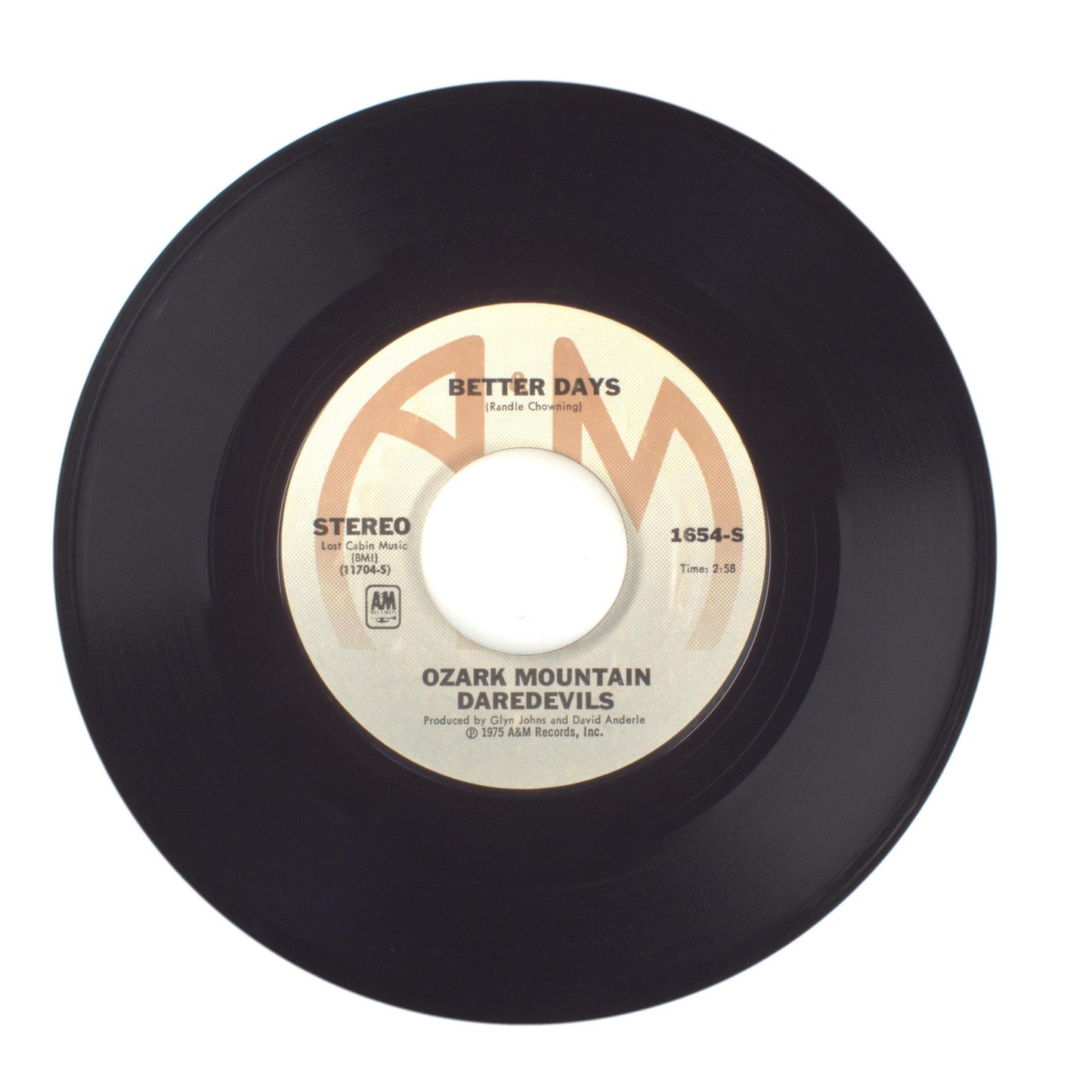 Ozark Mountain Daredevils - Better Days; Jackie Blue - Vinyl Record 45 RPM 7"