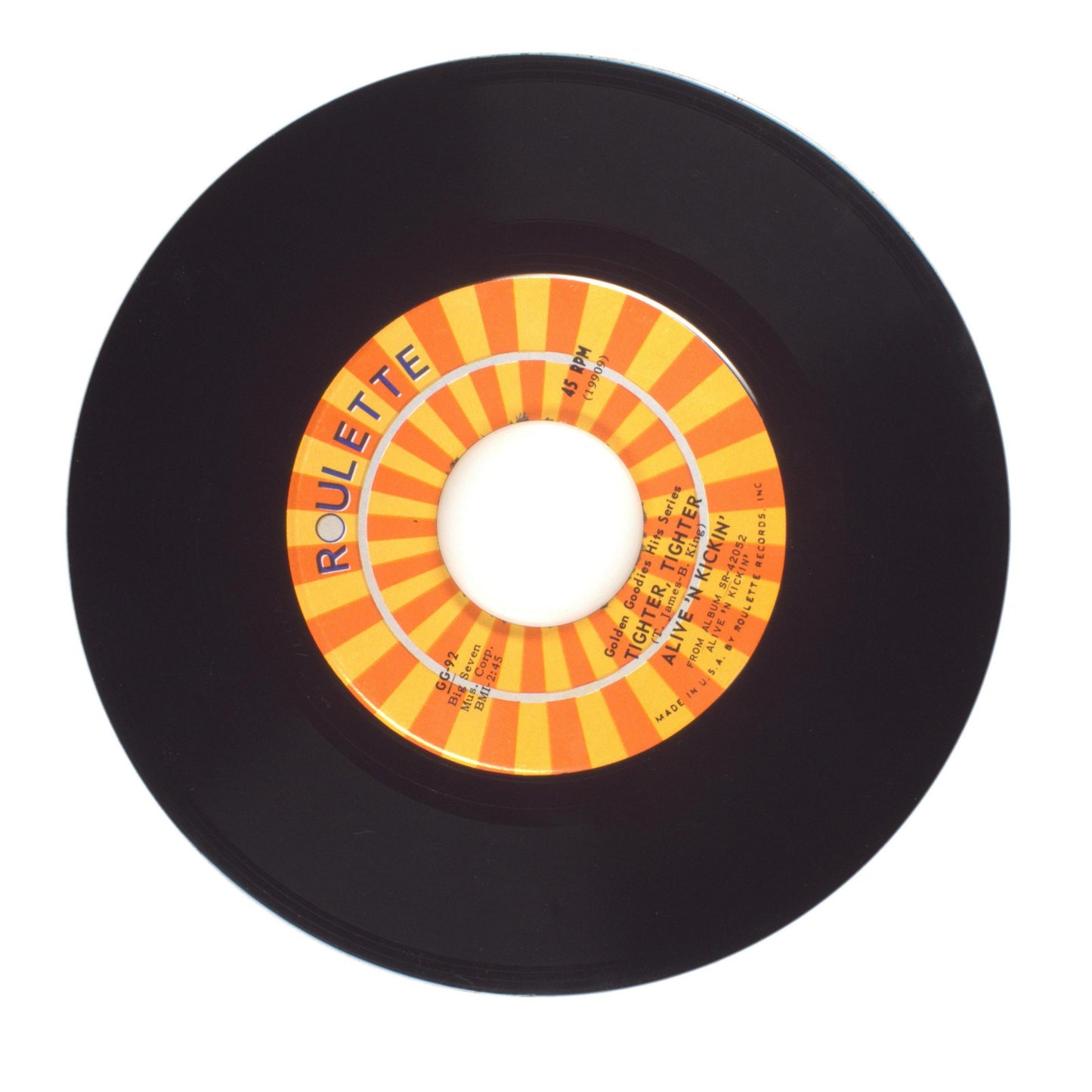 Derek Martin; Alive 'N Kickin' - You Better Go; Tighter, Tighter - 45 RPM 7"