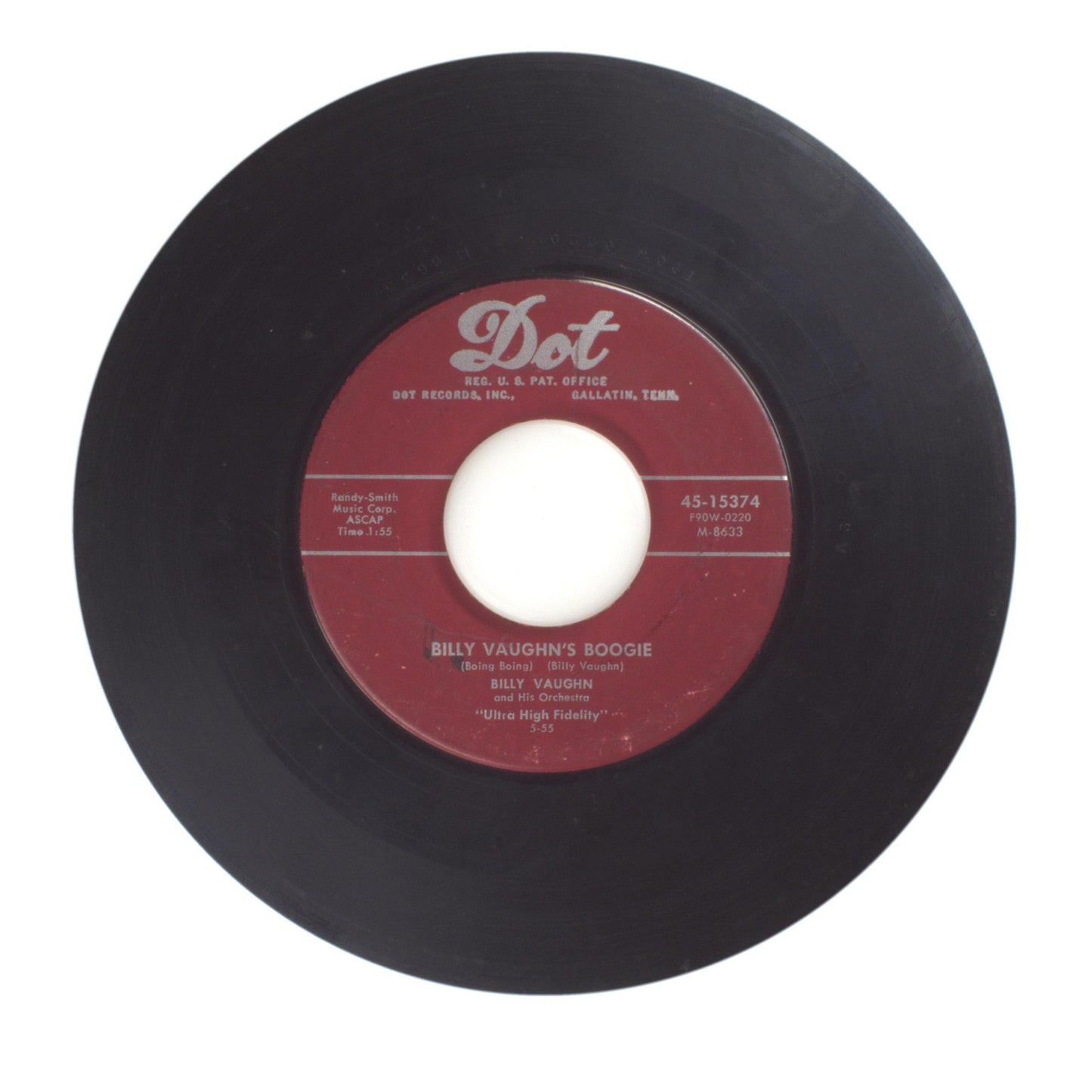 Billy Vaughn - The Waltz You Saved For Me; Billy Vaughn's Boogie - 45 RPM 7"