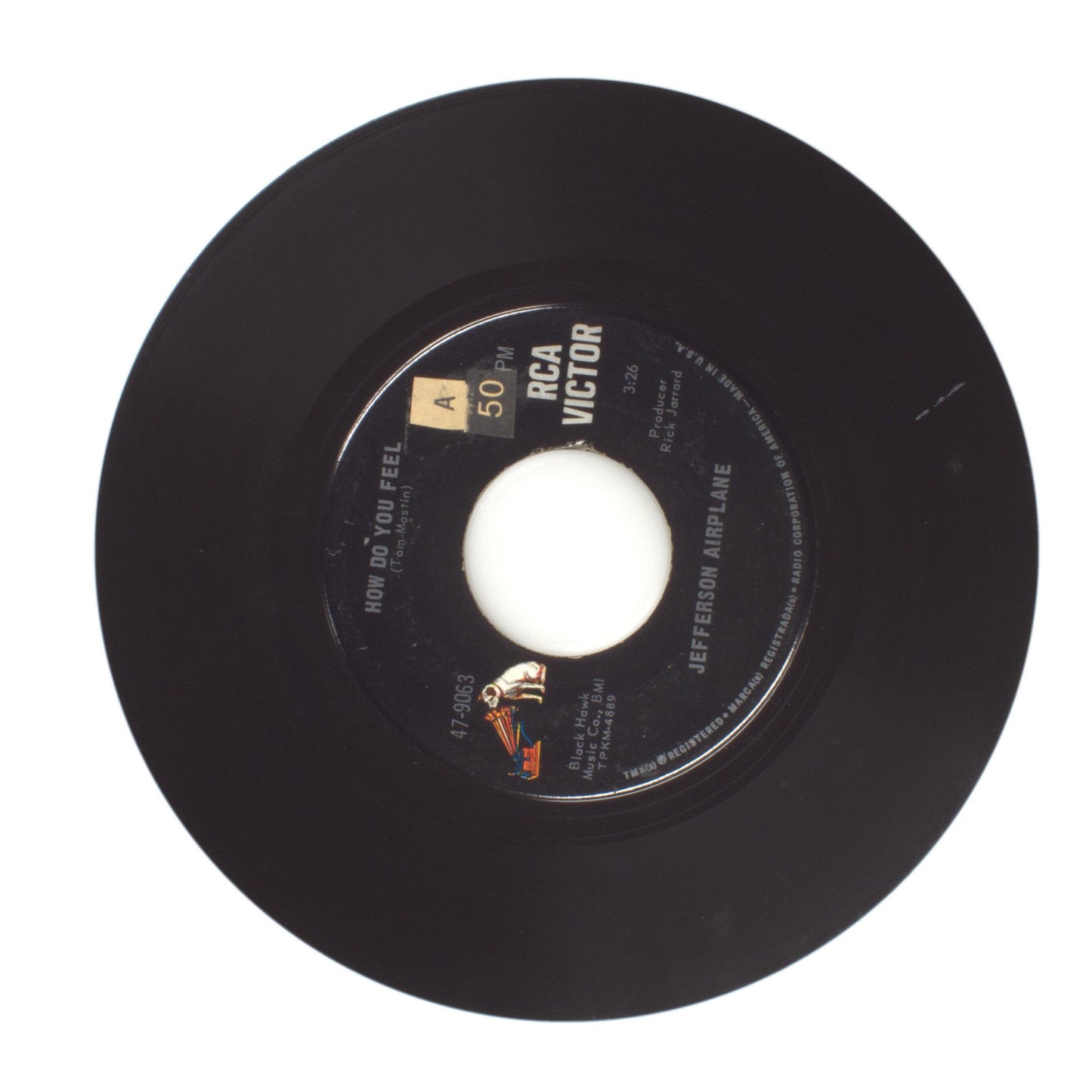 Jefferson Airplane - My Best Friend; How Do You Feel - Vinyl Record 45 RPM 7"