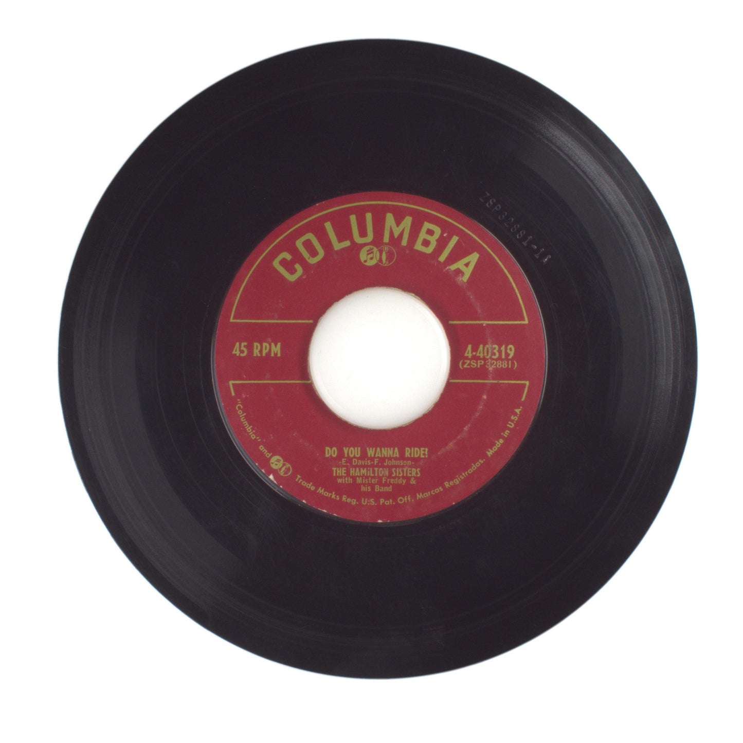 The Hamilton Sisters with Mister Freddy & his Band - Oop Shoop; Do You Wanna Rid