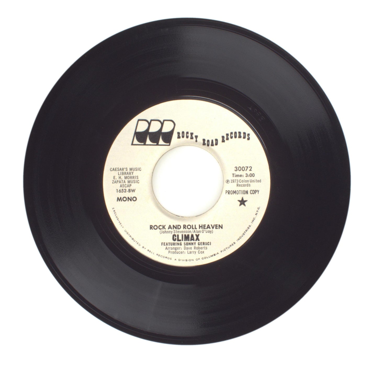 Climax - Rock and Roll Heaven - Vinyl Record 45 RPM 7"