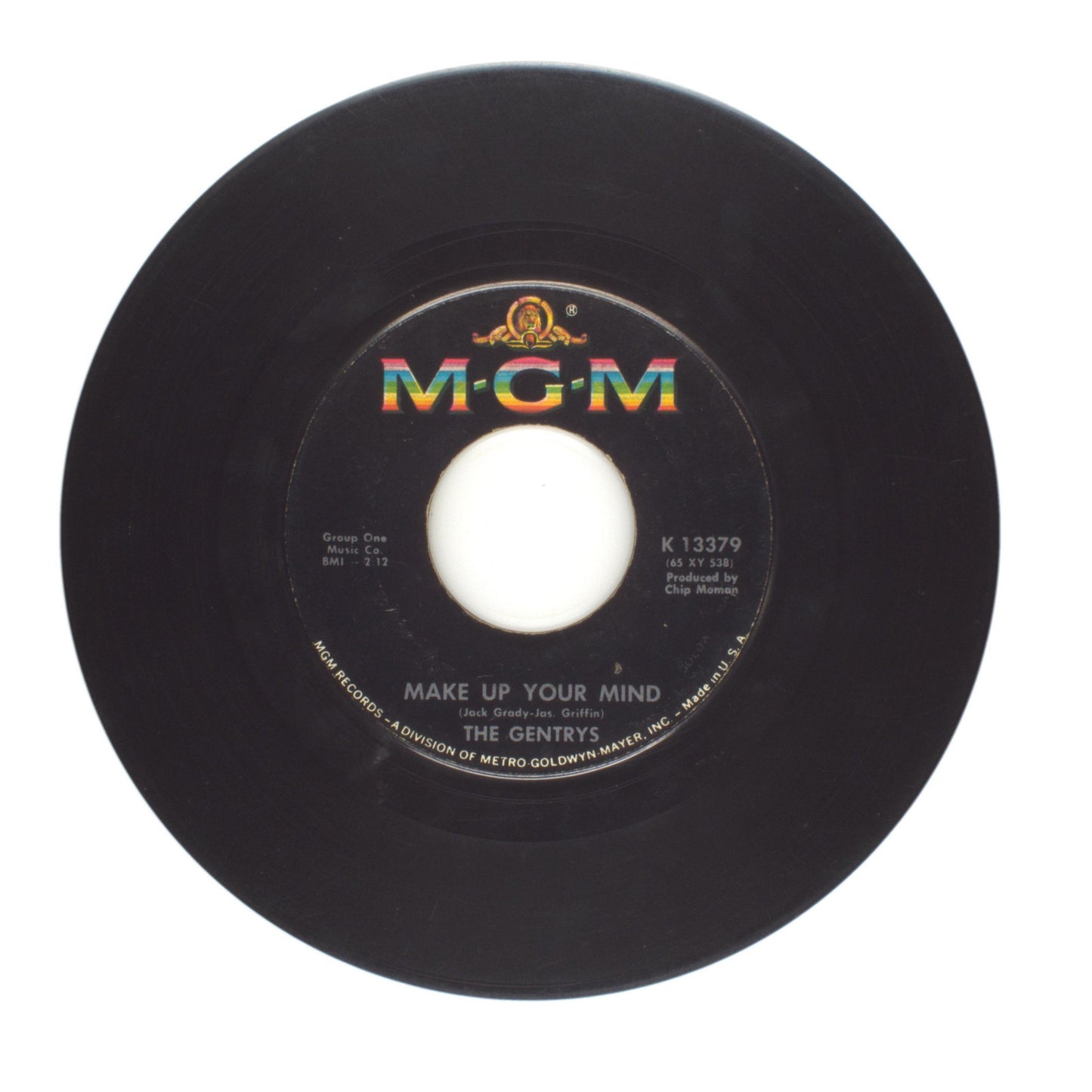 The Gentrys - Keep on Dancing; Make Up Your Mind - Vinyl Record 45 RPM 7"