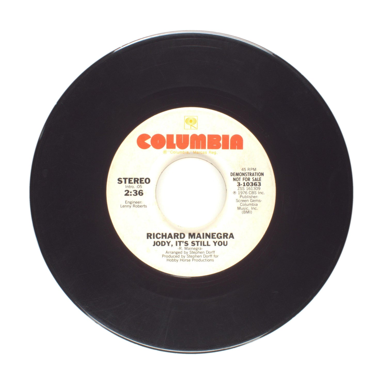 Richard Mainegra - Jody, It's Still You - Vinyl Record 45 RPM 7"