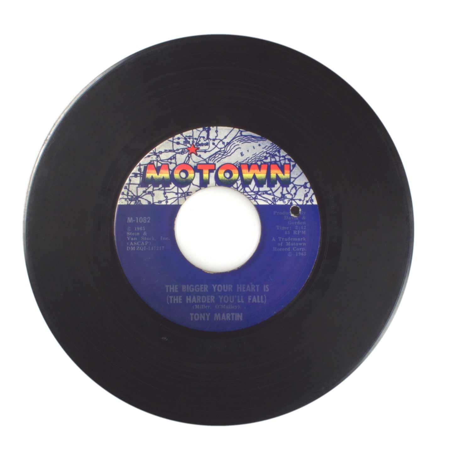 Tony Martin - The Two Of Us; The Bigger Your Heart Is (The Harder You'll Fall)