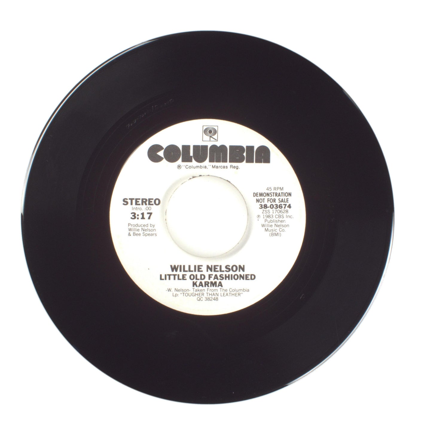 Willie Nelson - Little Old Fashioned Karma - Vinyl Record 45 RPM 7"