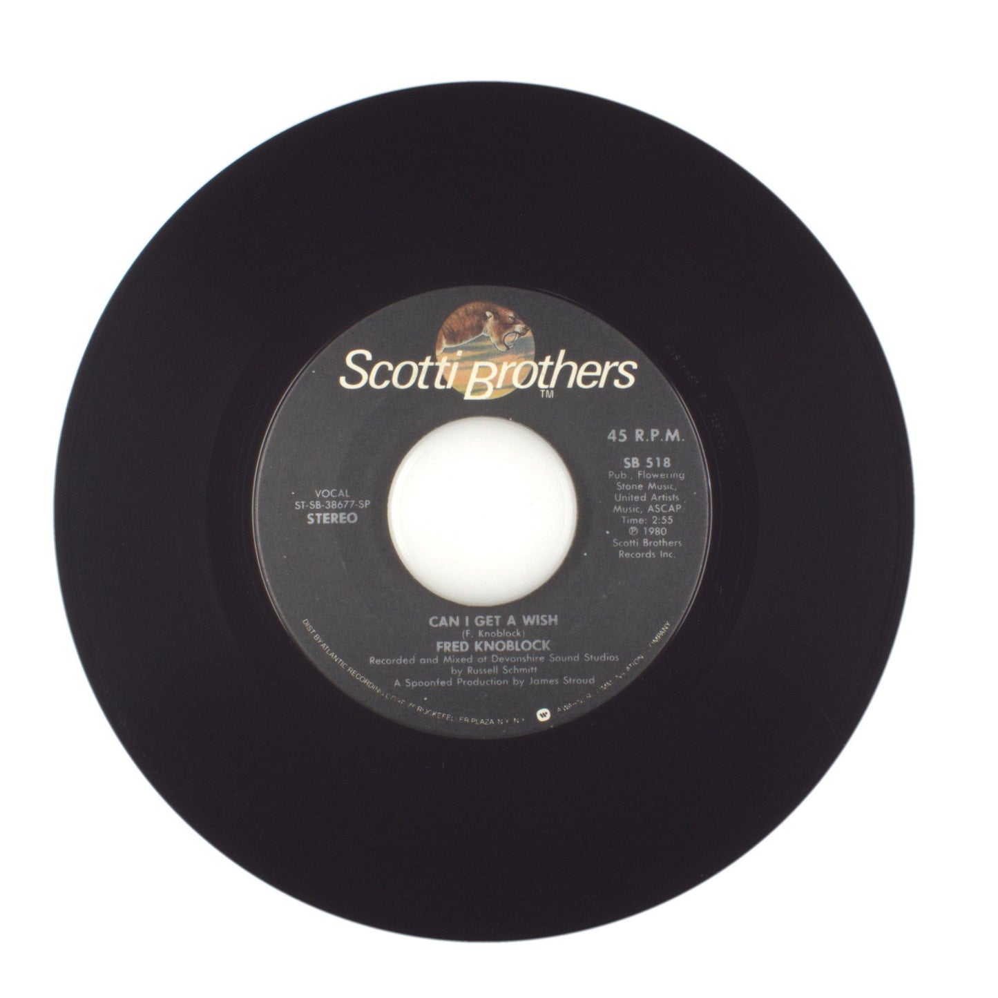 Fred Knoblock - Why Not Me; Can I Get a Wish - Vinyl Record 45 RPM 7"