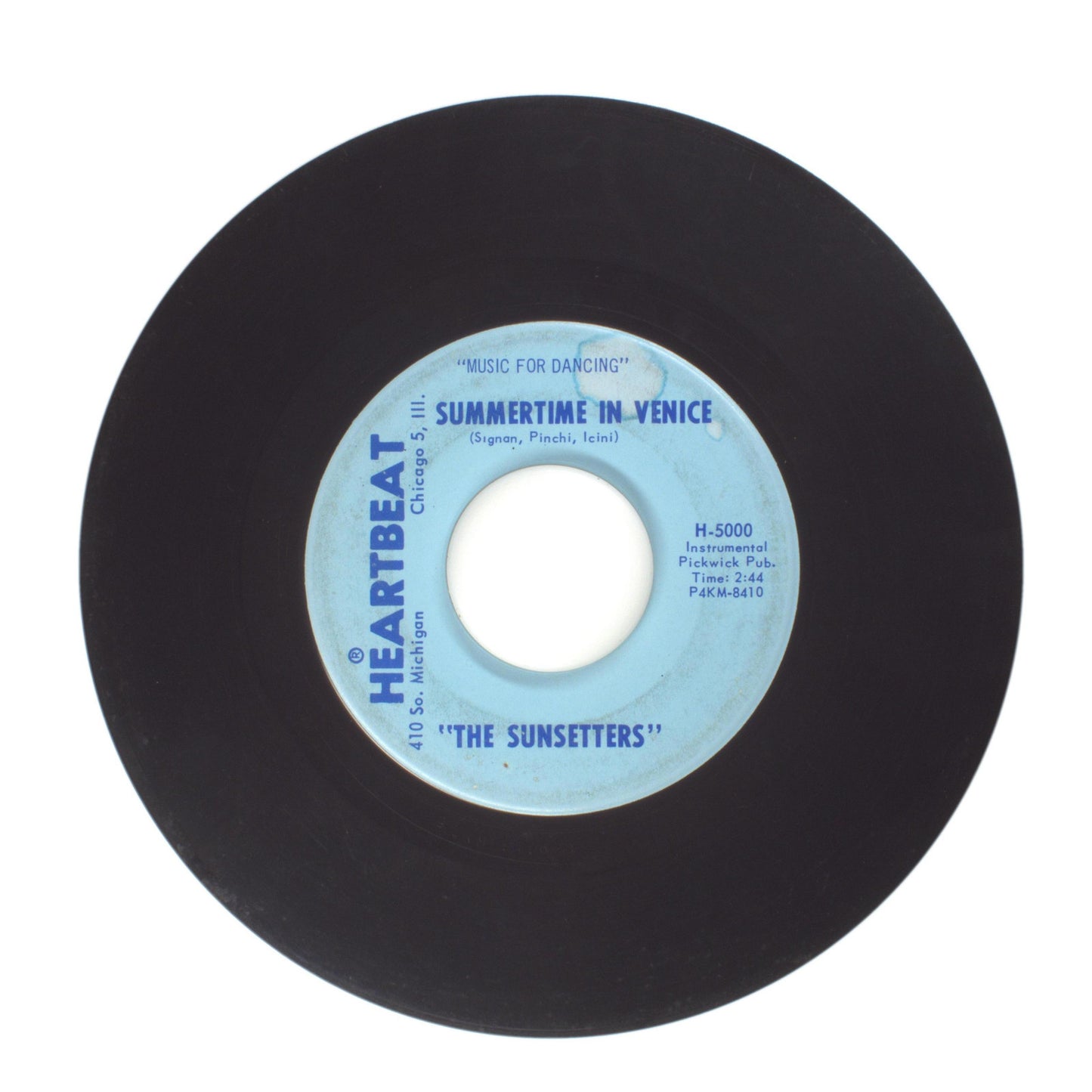 The Sunsetters - Moonlight Cocktails; Summertime in Venice - Vinyl 45 RPM 7"