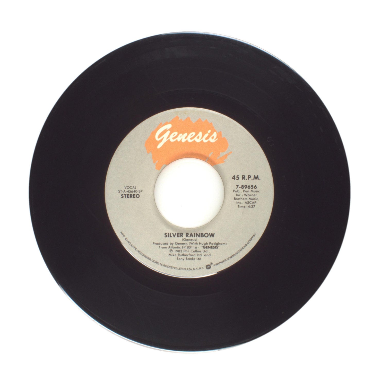 Genesis - Taking It All Too Hard; Silver Rainbow - Vinyl Record 45 RPM 7"