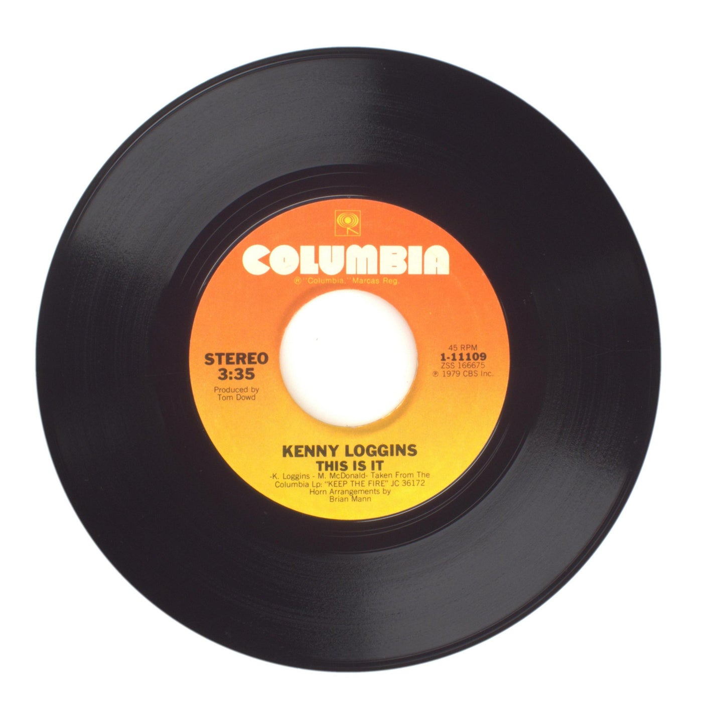 Kenny Loggins - Will It Last; This Is It - Vinyl Record 45 RPM 7"