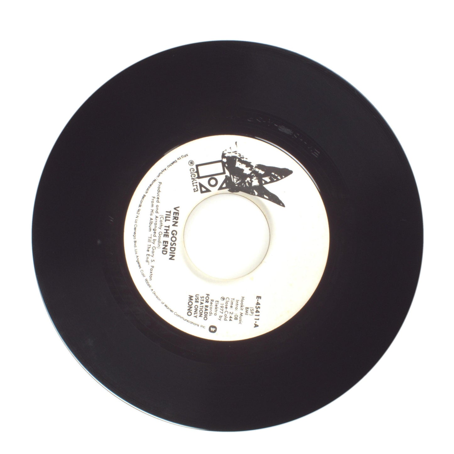 Vern Gosdin - Till The End - Vinyl Record 45 RPM 7"