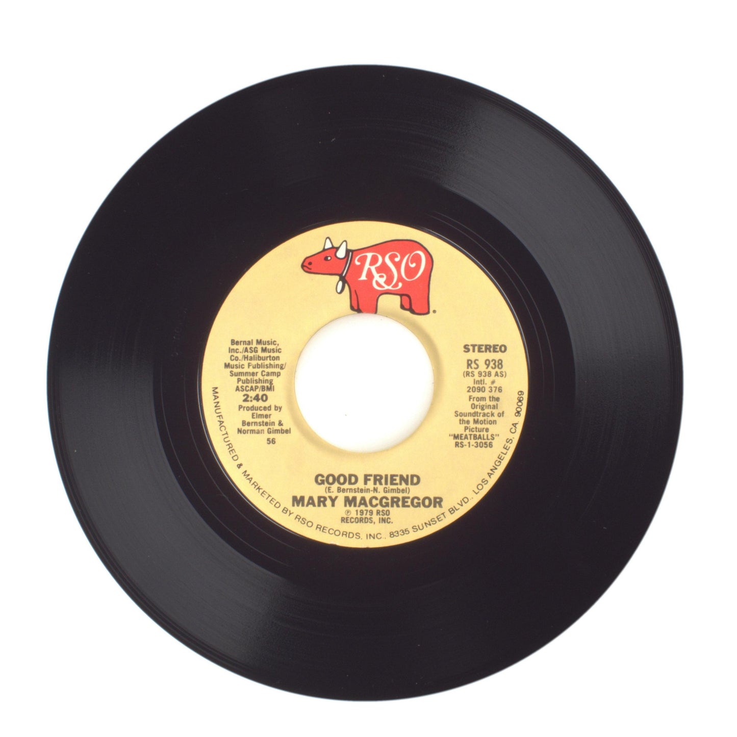 Mary MacGregor - Rudy and Tripper; Good Friend - Vinyl Record 45 RPM 7"