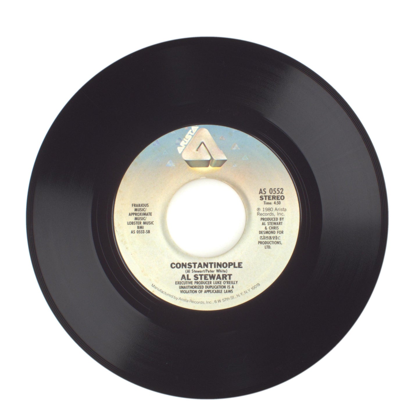 Al Stewart - Midnight Rocks; Constantinople - Vinyl Record 45 RPM 7"