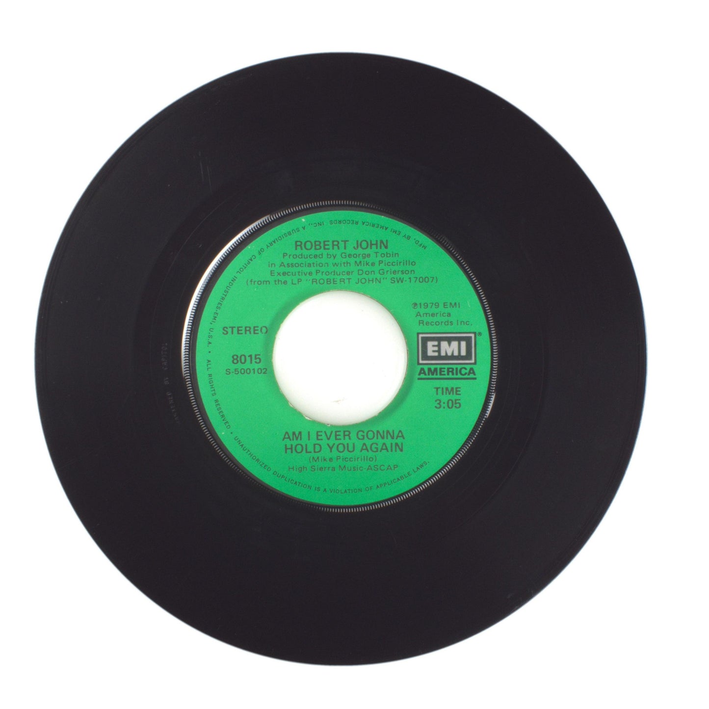Robert John - Sad Eyes; Am I Ever Gonna Hold You Again - Vinyl Record 45 RPM 7"