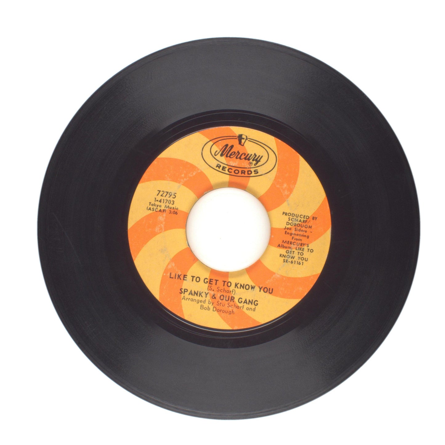 Spanky & Our Gang - Three Ways From Tomorrow; Like To Get To Know You - 45 RPM