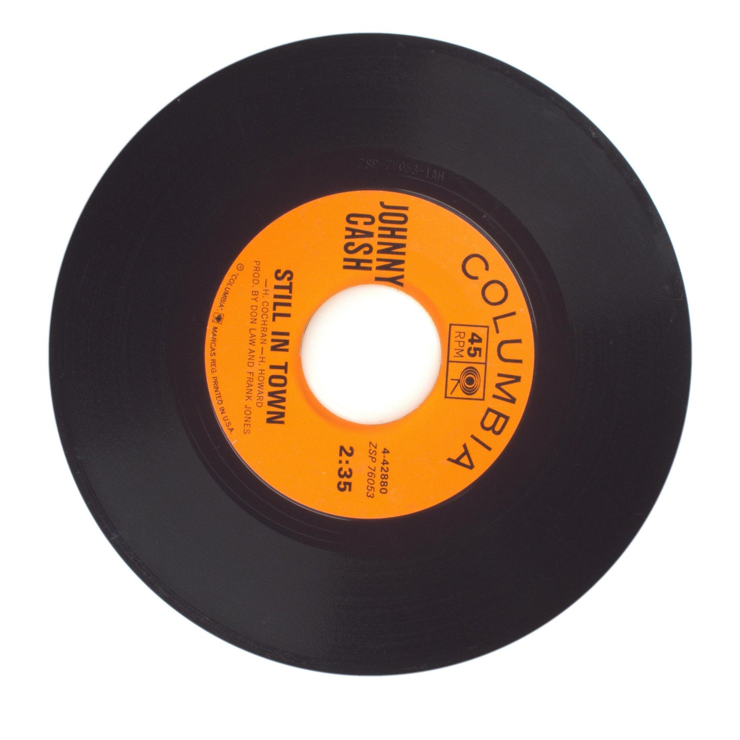 Johnny Cash - Still in Town; The Matador - Vinyl Record 45 RPM 7"