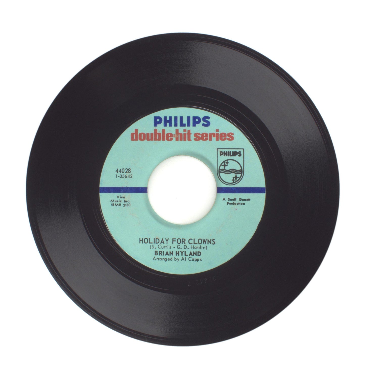 Brian Hyland - Holiday for Clowns; The Joker Went Wild - Vinyl Record 45 RPM 7"