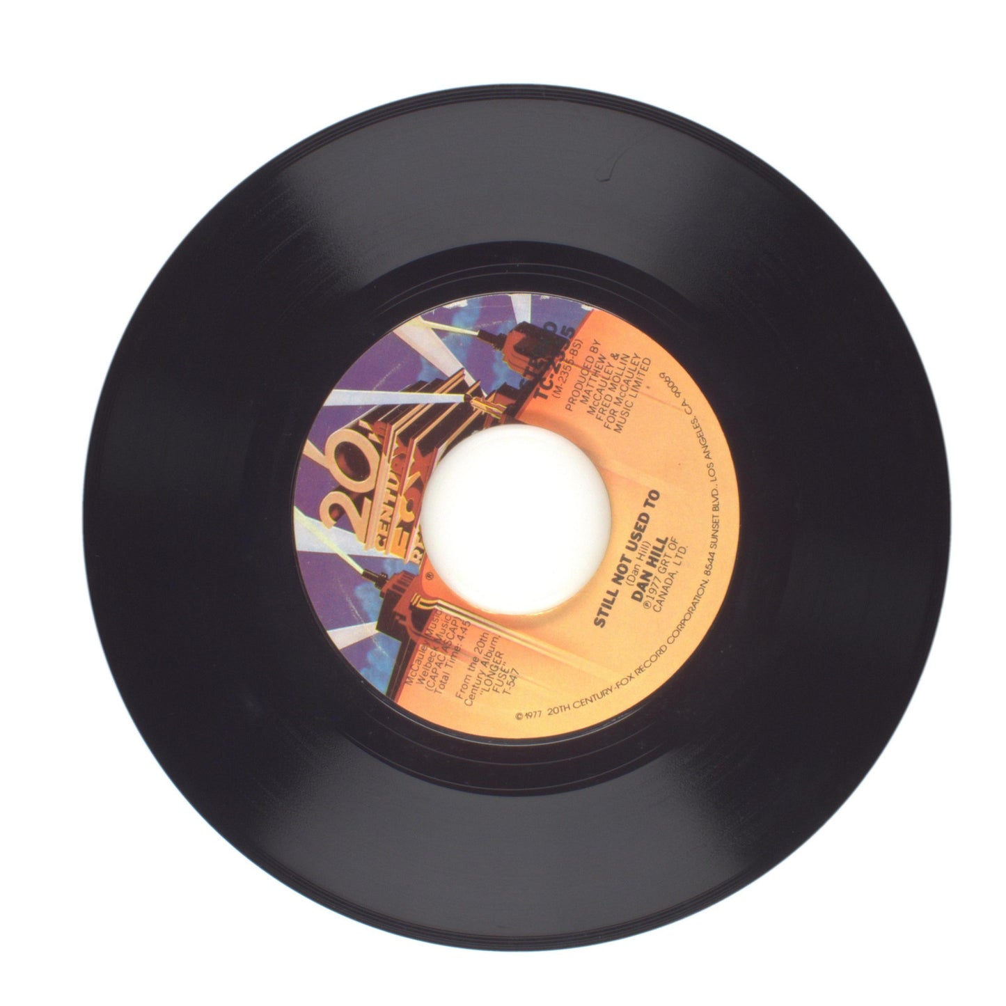 Dan Hill - Sometimes When We Touch; Still Not Used to - Vinyl Record 45 RPM 7"
