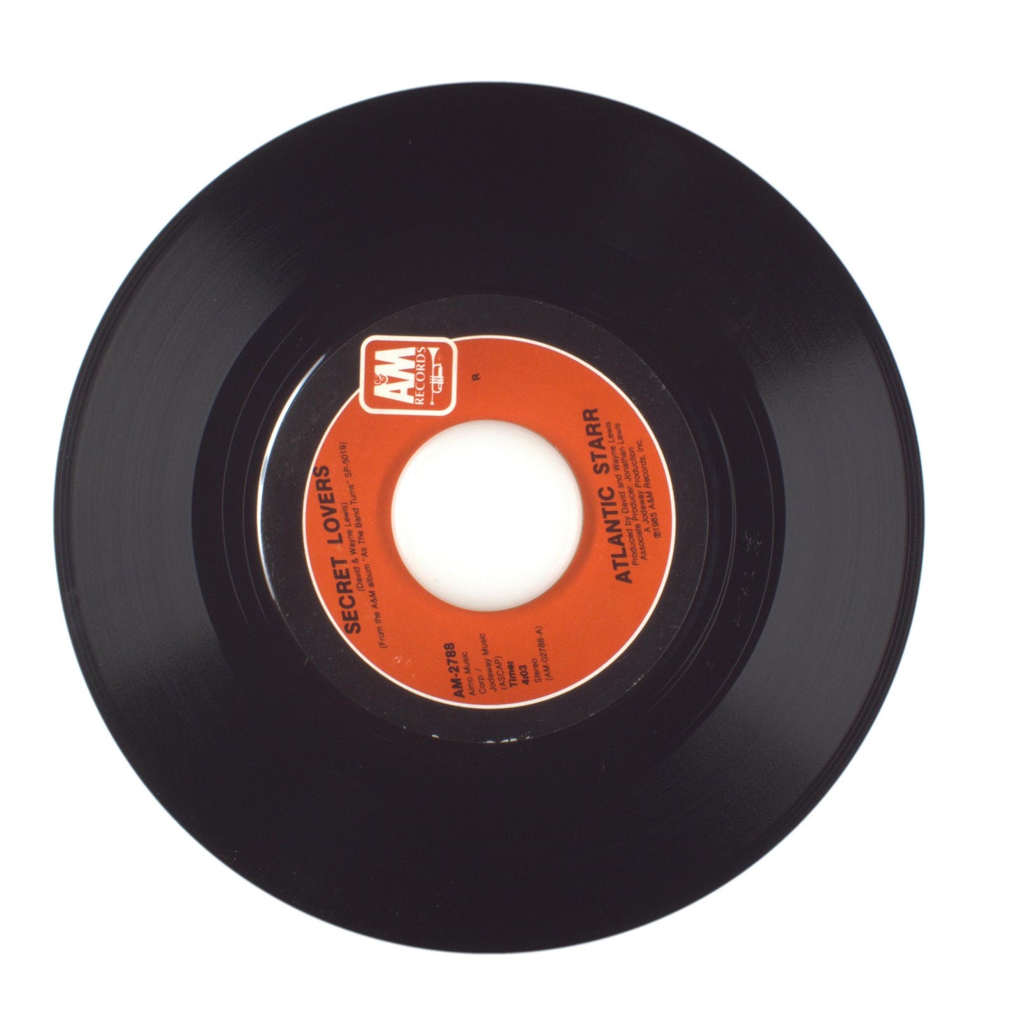Atlantic Starr - Thank You; Secret Lovers - Vinyl Record 45 RPM 7"