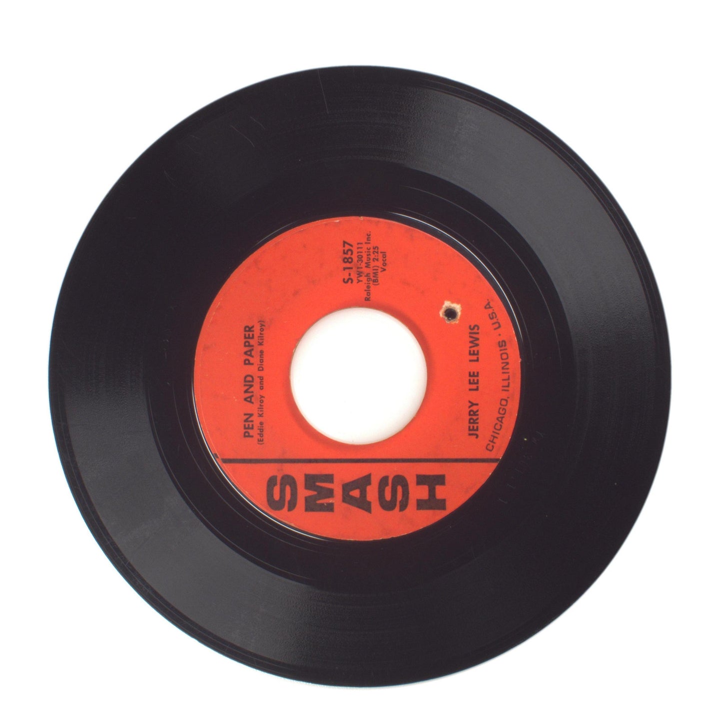 Jerry Lee Lewis - Hit the Road Jack; Pen and Paper - Vinyl Record 45 RPM 7"