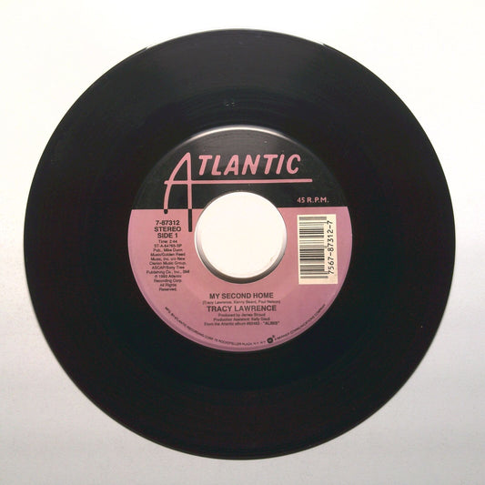 Tracy Lawrence - My Second Home; Crying Ain't Dying - Vinyl Record 45 RPM 7"