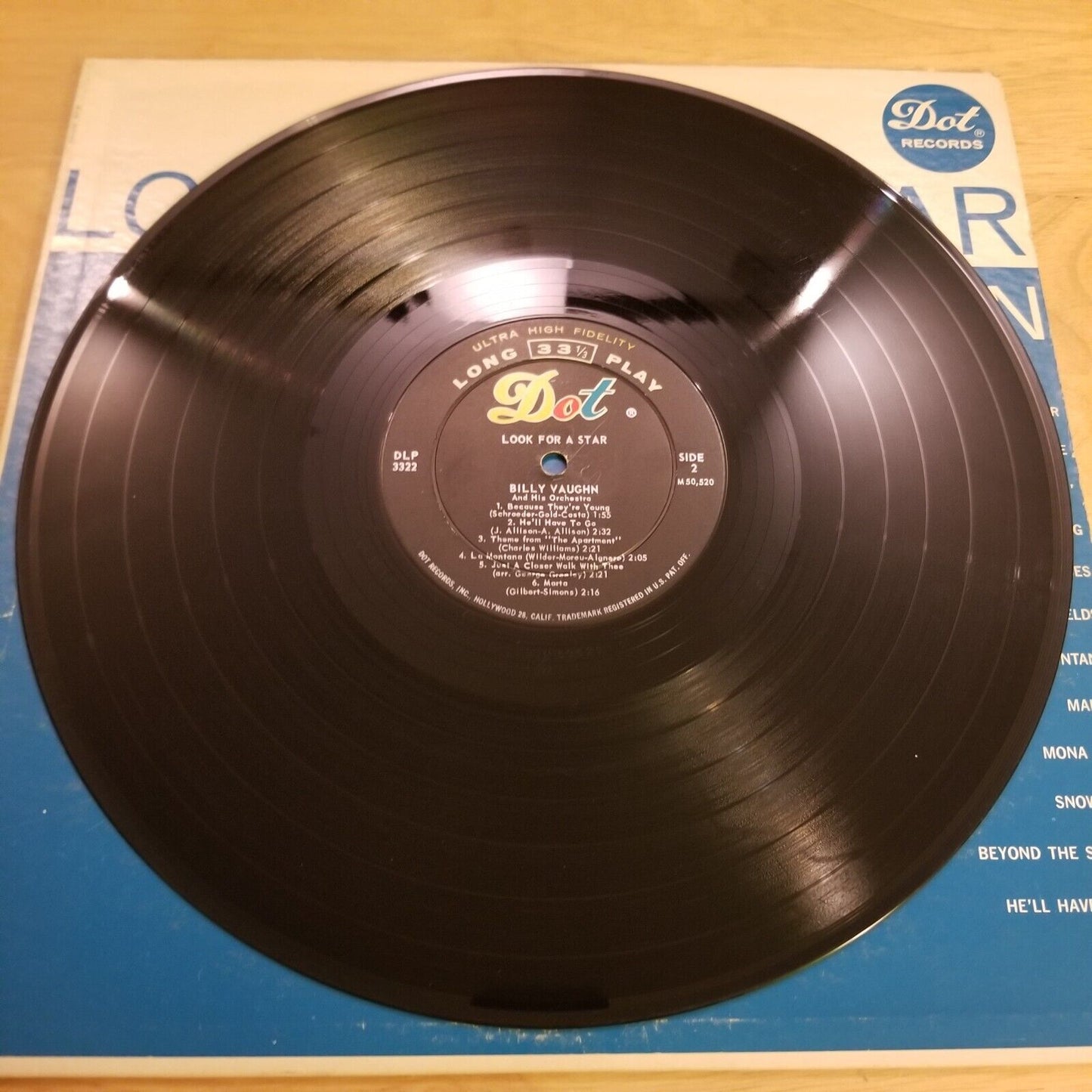 Billy Vaughn - Look For A Star - DLP-3322 Vinyl Record LP