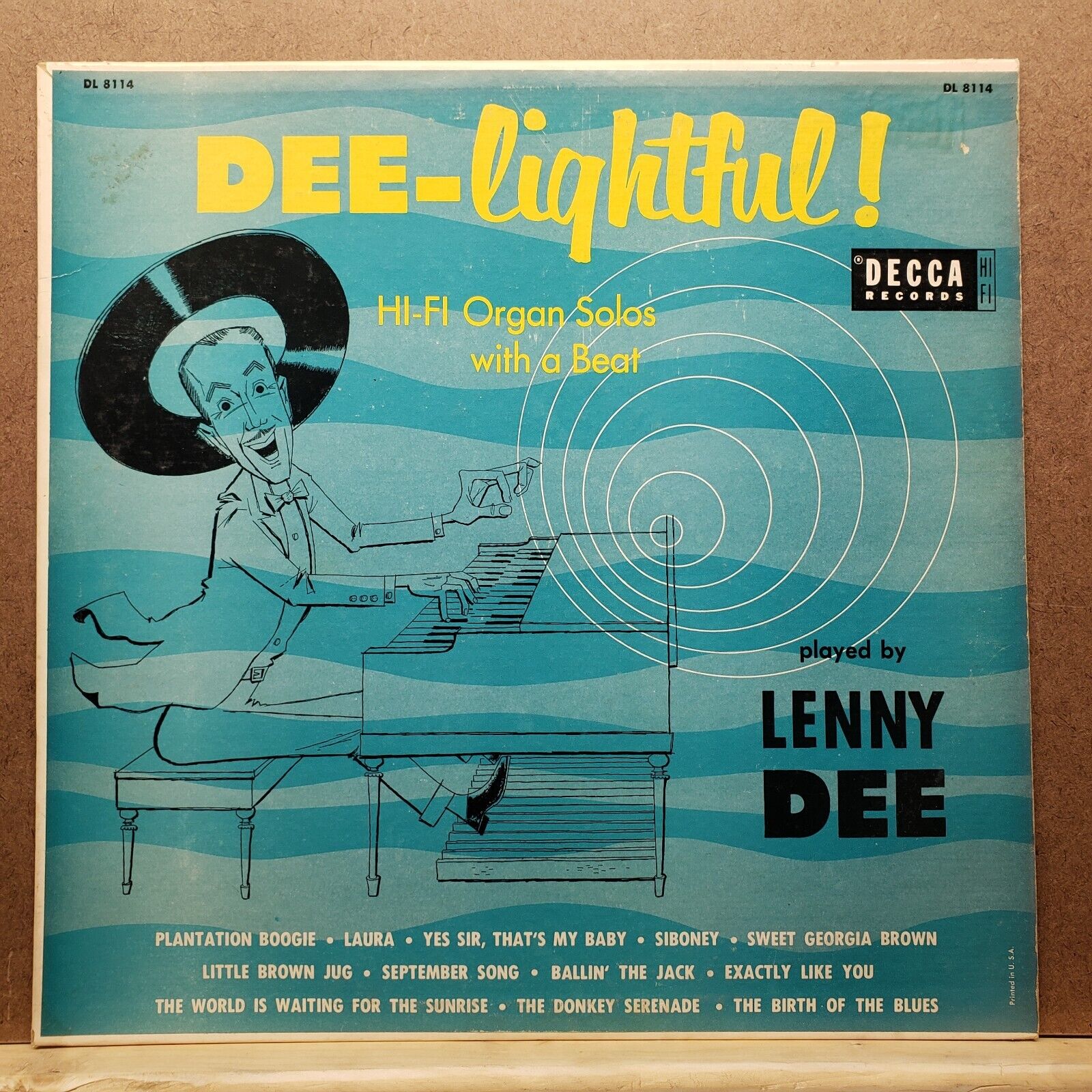 Lenny Dee - Dee-Lightful! - LD 8114 - Vinyl Record LP