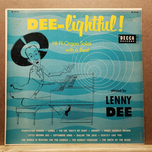 Lenny Dee - Dee-Lightful! - LD 8114 - Vinyl Record LP