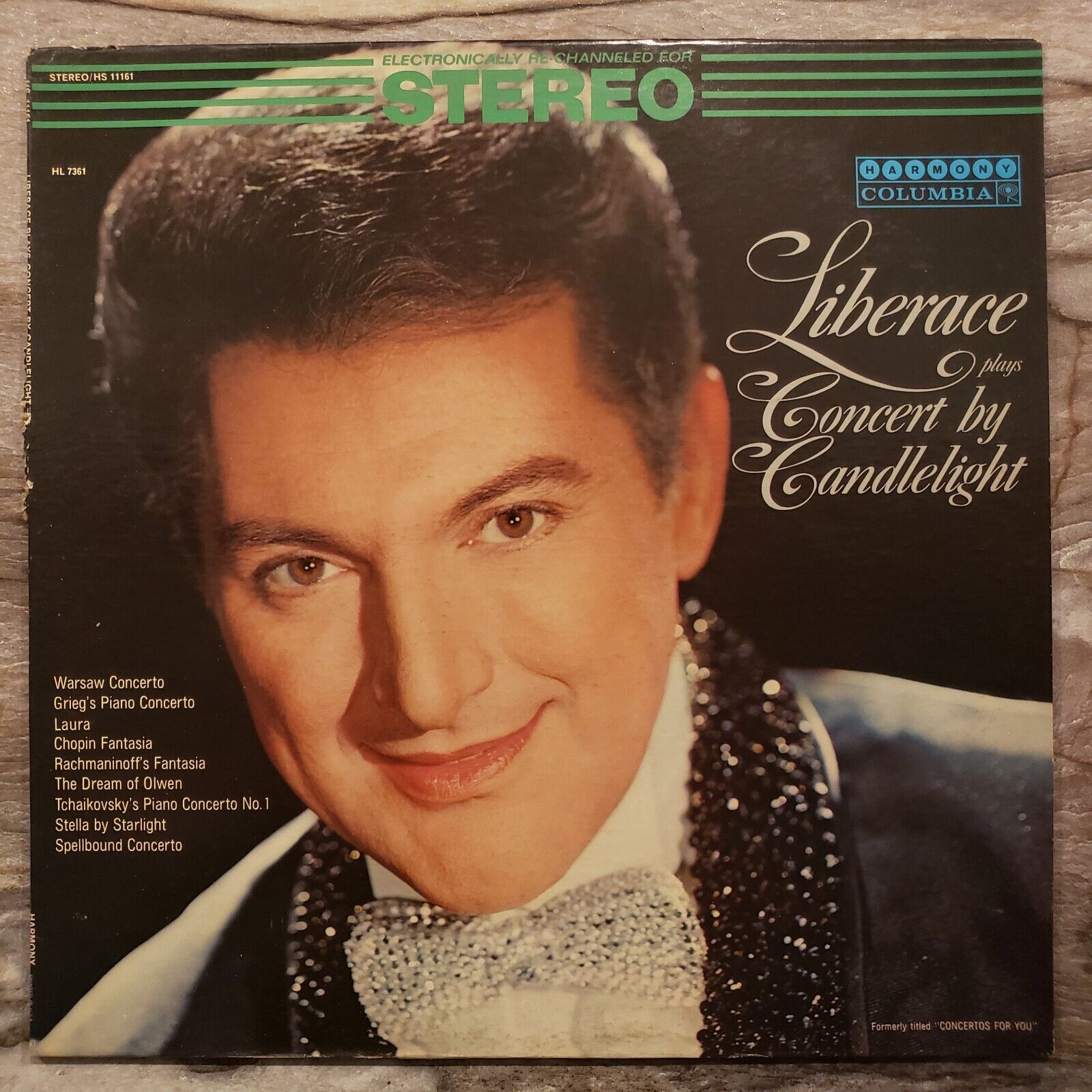 Liberace - Concert By Candlelight - HS 11161 Vinyl Record LP