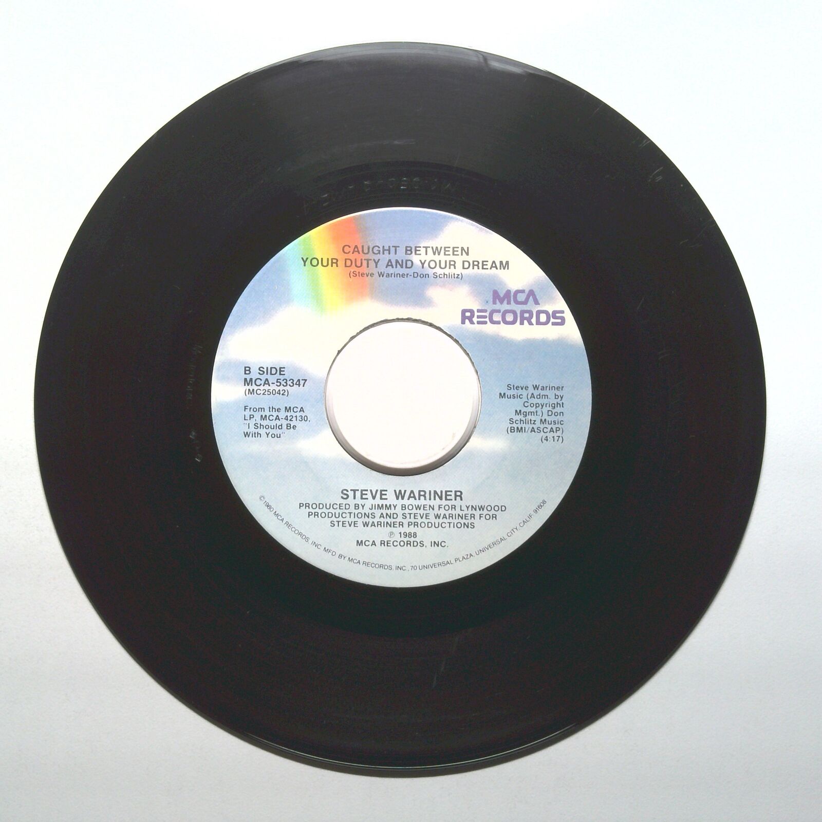 Steve Wariner - Caught Between Your Duty And Your Dream; I Should Be With You
