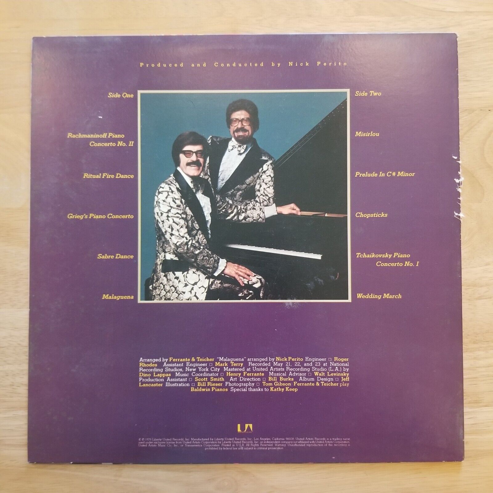 Ferrante and Teicher - Classical Disco - LT-980 Vinyl Record LP