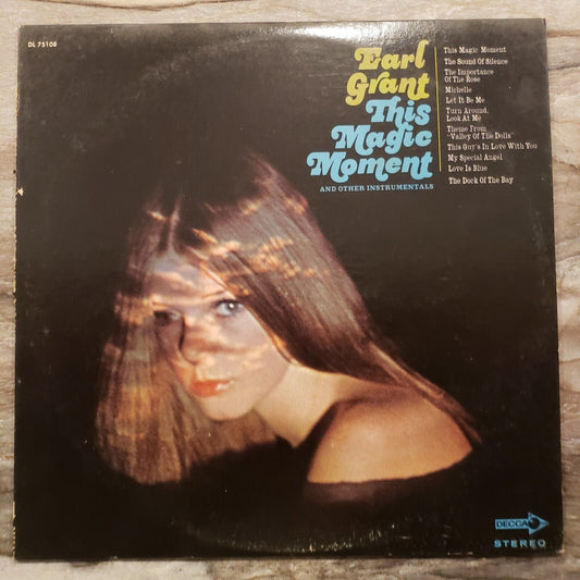 Earl Grant - This Magic Moment - DL 75108 Vinyl Record LP (Poor)