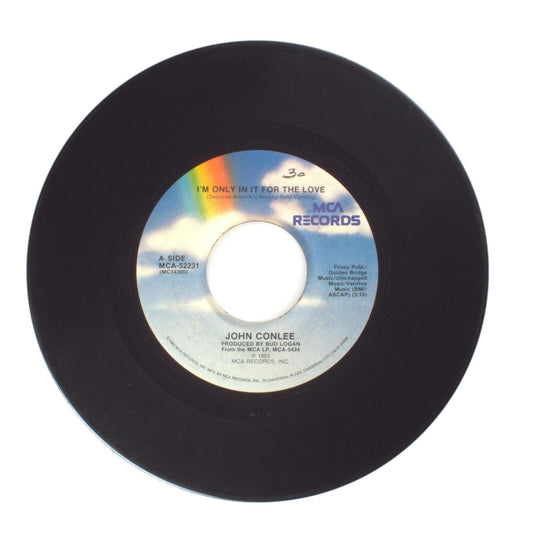 John Conlee - I'm Only In It for the Love; Lay Down Sally - Vinyl 45 RPM 7"