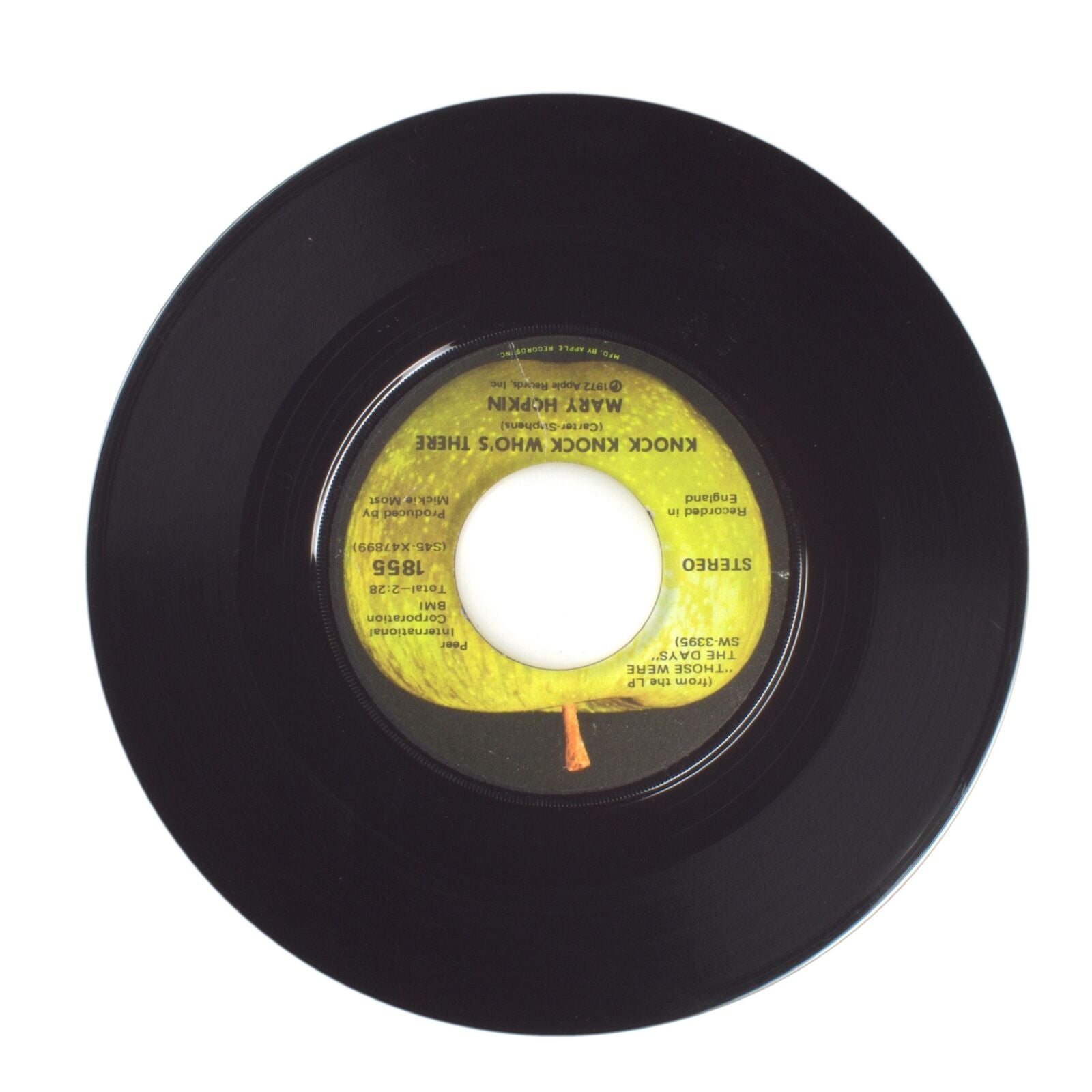 Mary Hopkin - International; Knock Knock Who's There - Vinyl Record 45 RPM 7"