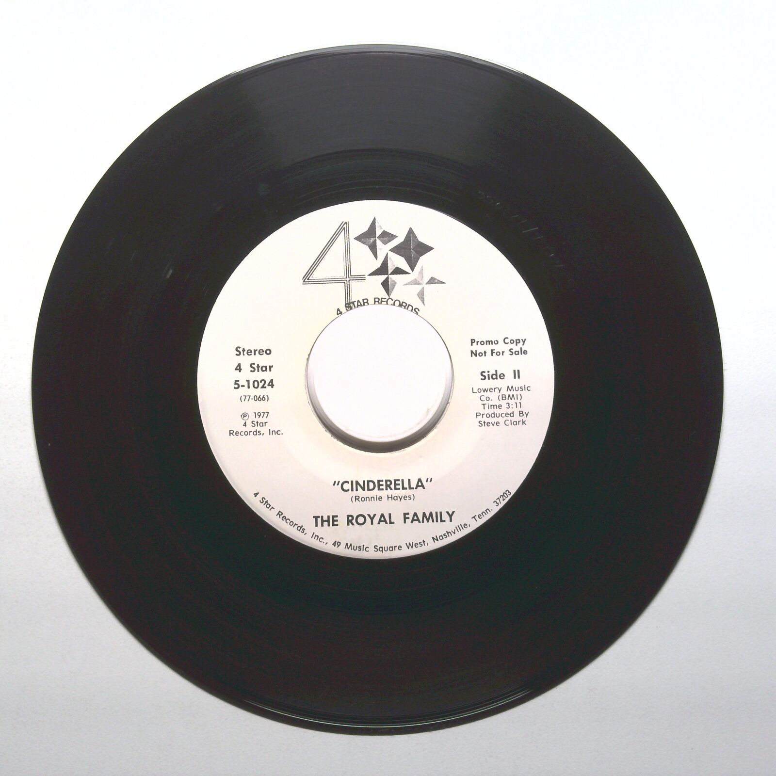 The Royal Family - Show Me; Cinderella - Vinyl 45 RPM 7"