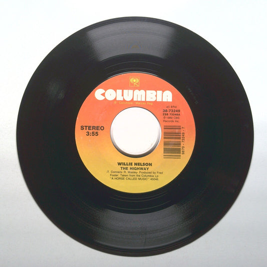 Willie Nelson - The Highway; Spirit - Vinyl 45 RPM 7"