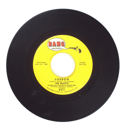The McCoys - Sorrow; Fever - Vinyl Record 45 RPM 7"