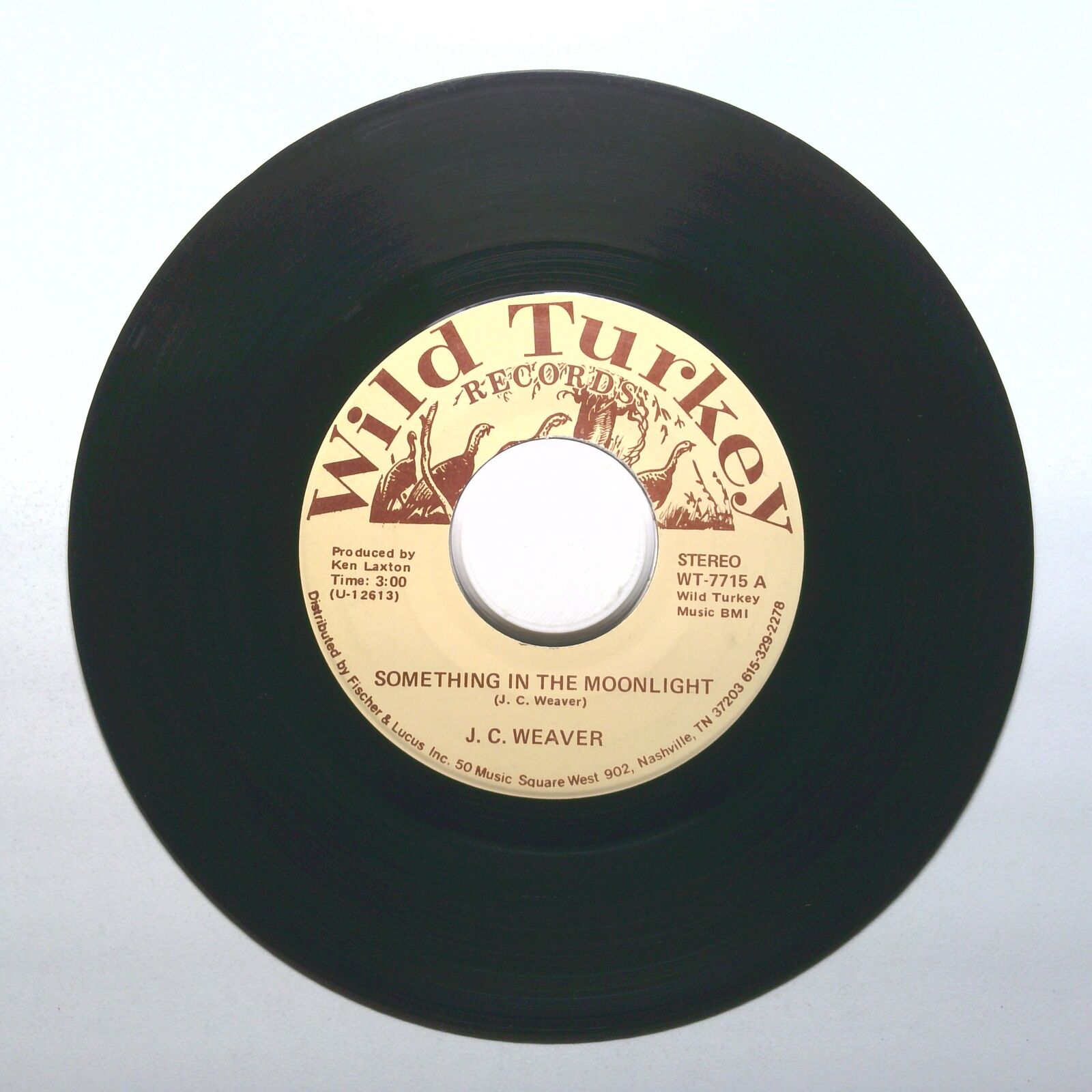 J.C. Weaver - Something In The Moonlight - Vinyl 45 RPM 7"