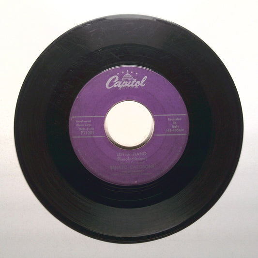 Renato Carosone - Lotta Piano; Infatuation - Vinyl Record 45 RPM 7"