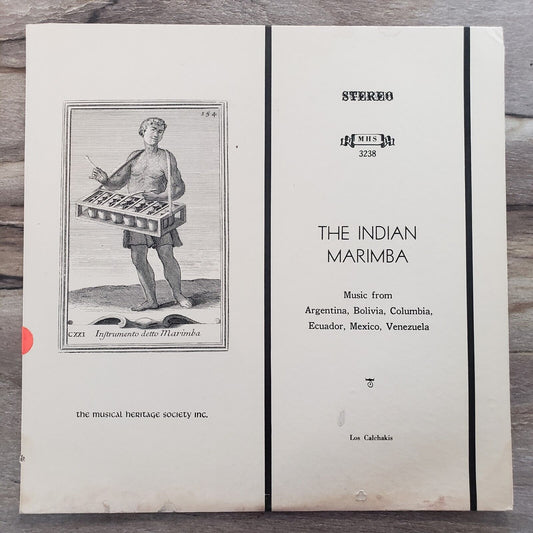 Musical Heritage Society - The Indian Marimba - MHS 3238 Vinyl Record LP