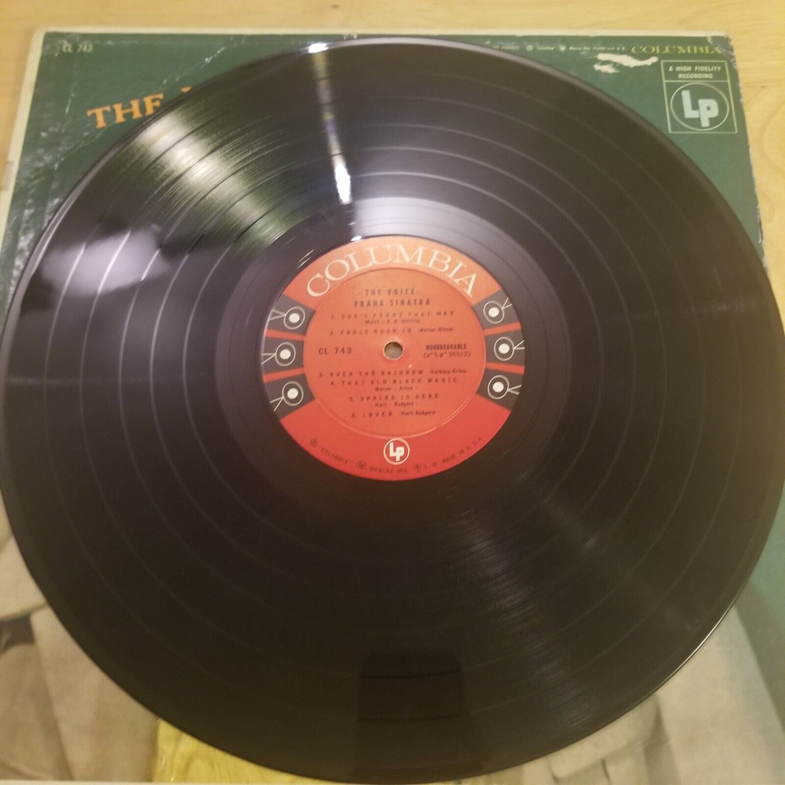 Frank Sinatea - The Voice - CL-73 Vinyl Record LP