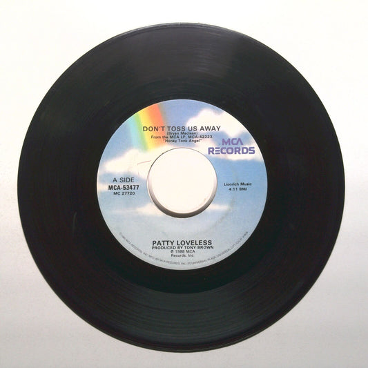 Patty Loveless - Don't Toss Us Away; After All - Vinyl Record 45 RPM 7"