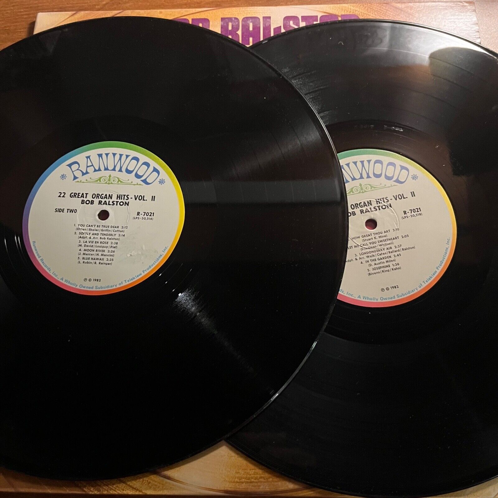 Bob Ralston - 22 Great Organ Hits (vol. II) - R 7021 - Vinyl Record LP