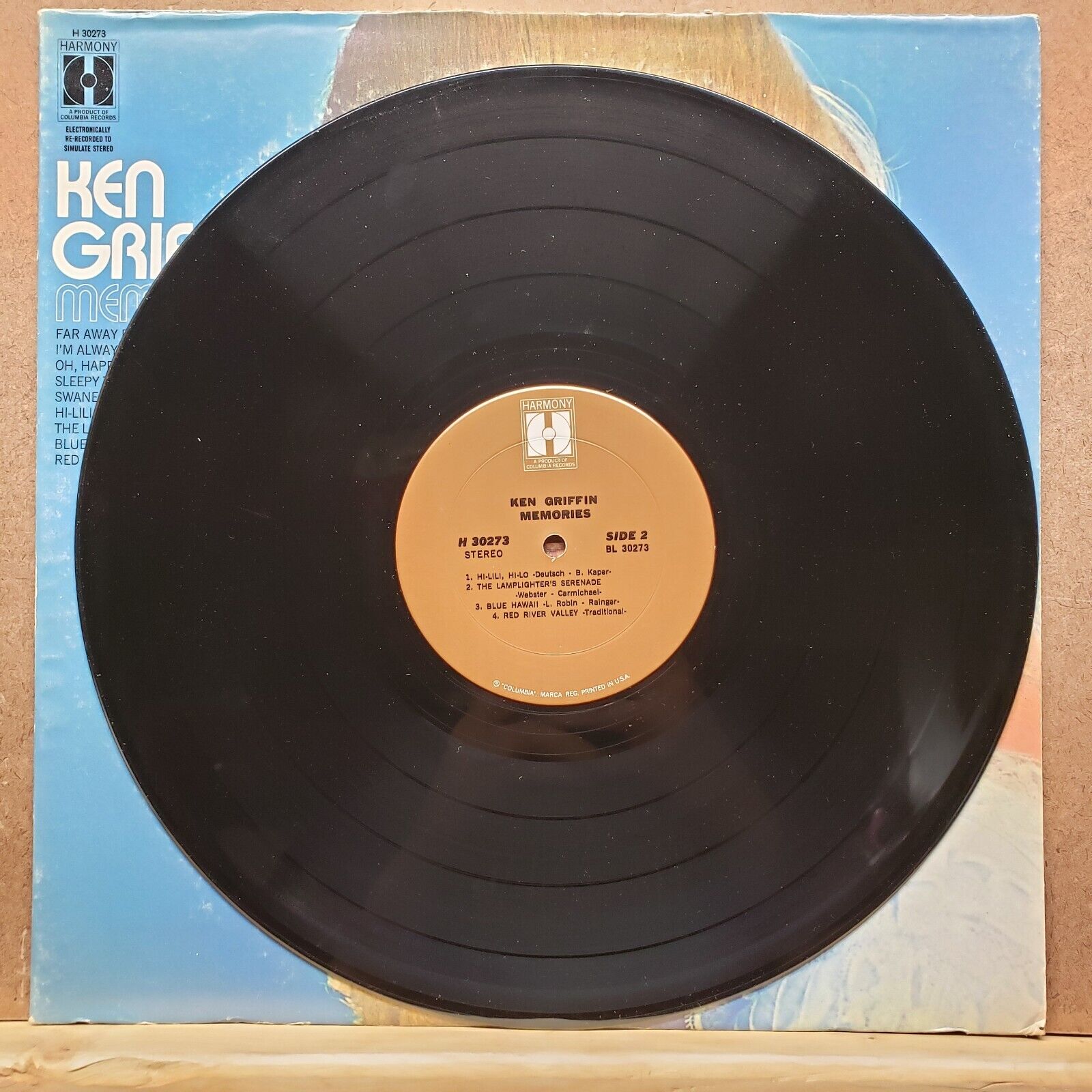 Ken Griffin - Memories - H 30273 - Vinyl Record LP