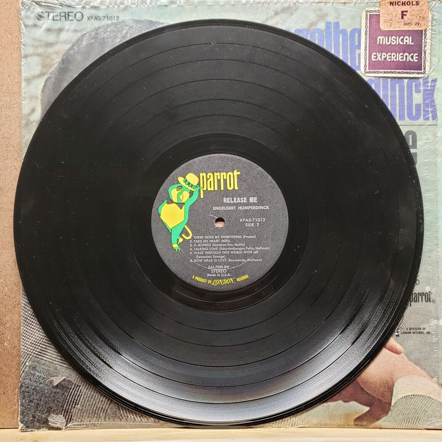 Englebert Humperdink - Release Me - XPAS 71012 - Vinyl Record LP